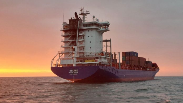 Container vessel catches fire in Gulf of Riga, crew abandons the ship
