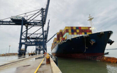 Cảng SSIT đón thành công tàu MSC ADONIS của tuyến dịch vụ nội Á mới